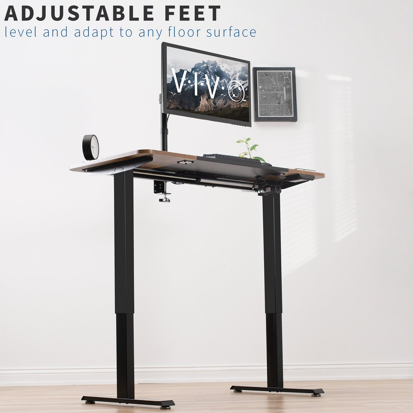 Spacious 47" x 24" Adjustable Electric Standing Desk