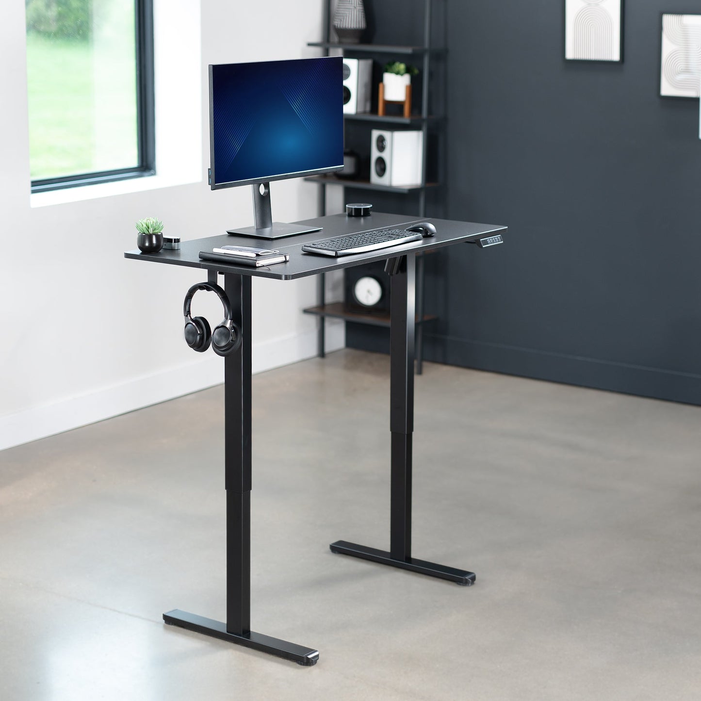 Spacious 44" x 24" Electric Adjustable Standing Desk