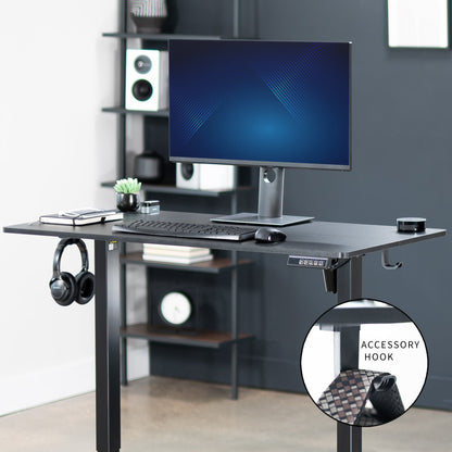 Spacious 44" x 24" Electric Adjustable Standing Desk