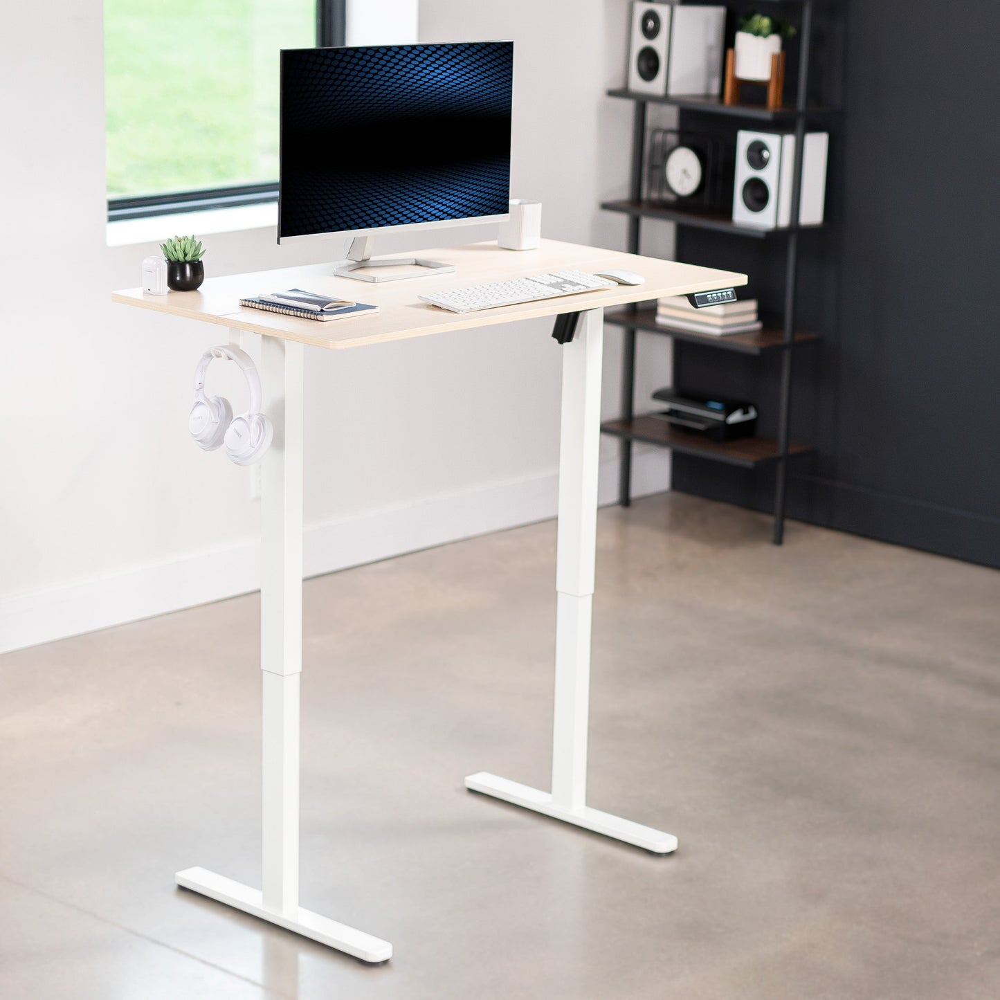 Spacious 44" x 24" Electric Adjustable Standing Desk