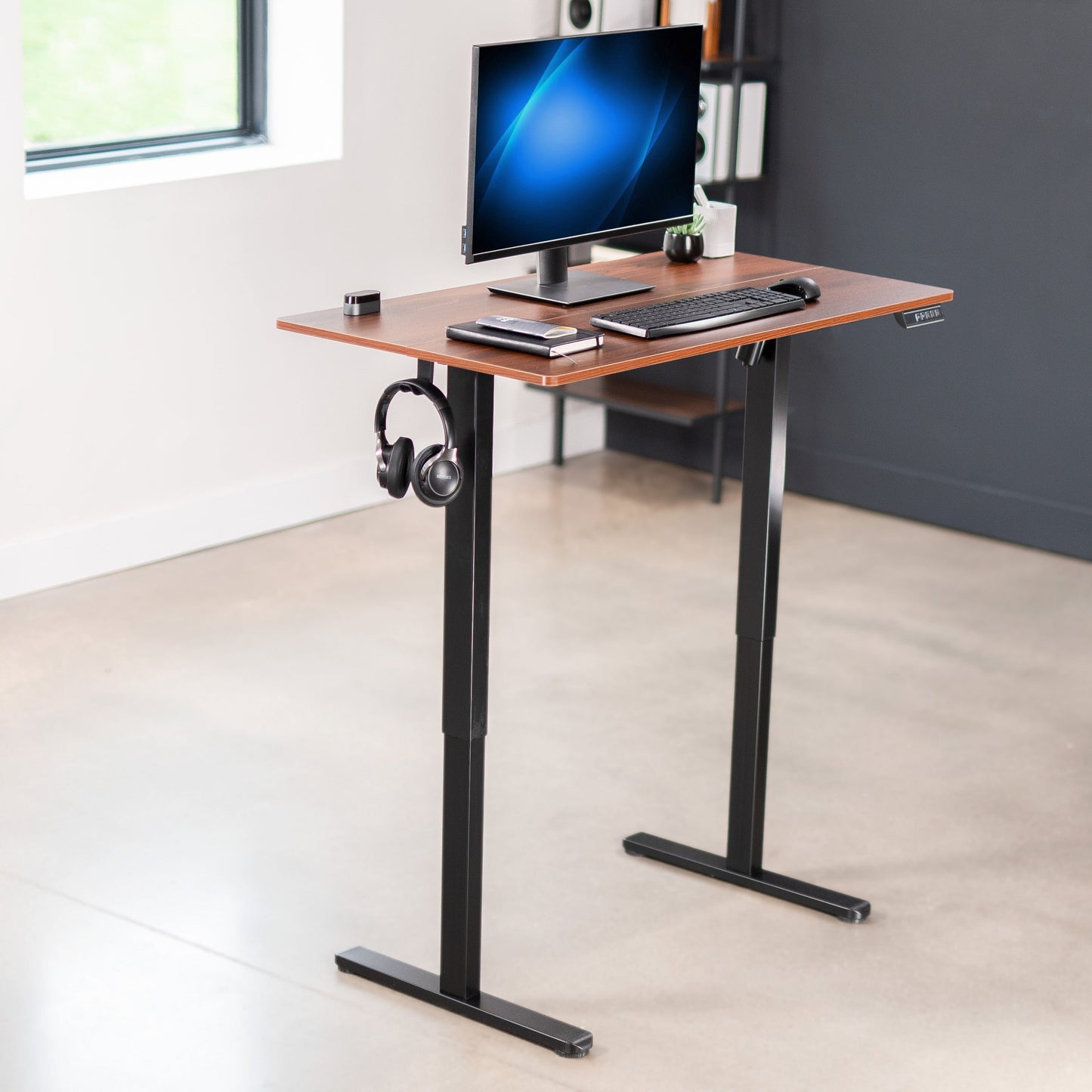 Spacious 44" x 24" Electric Adjustable Standing Desk