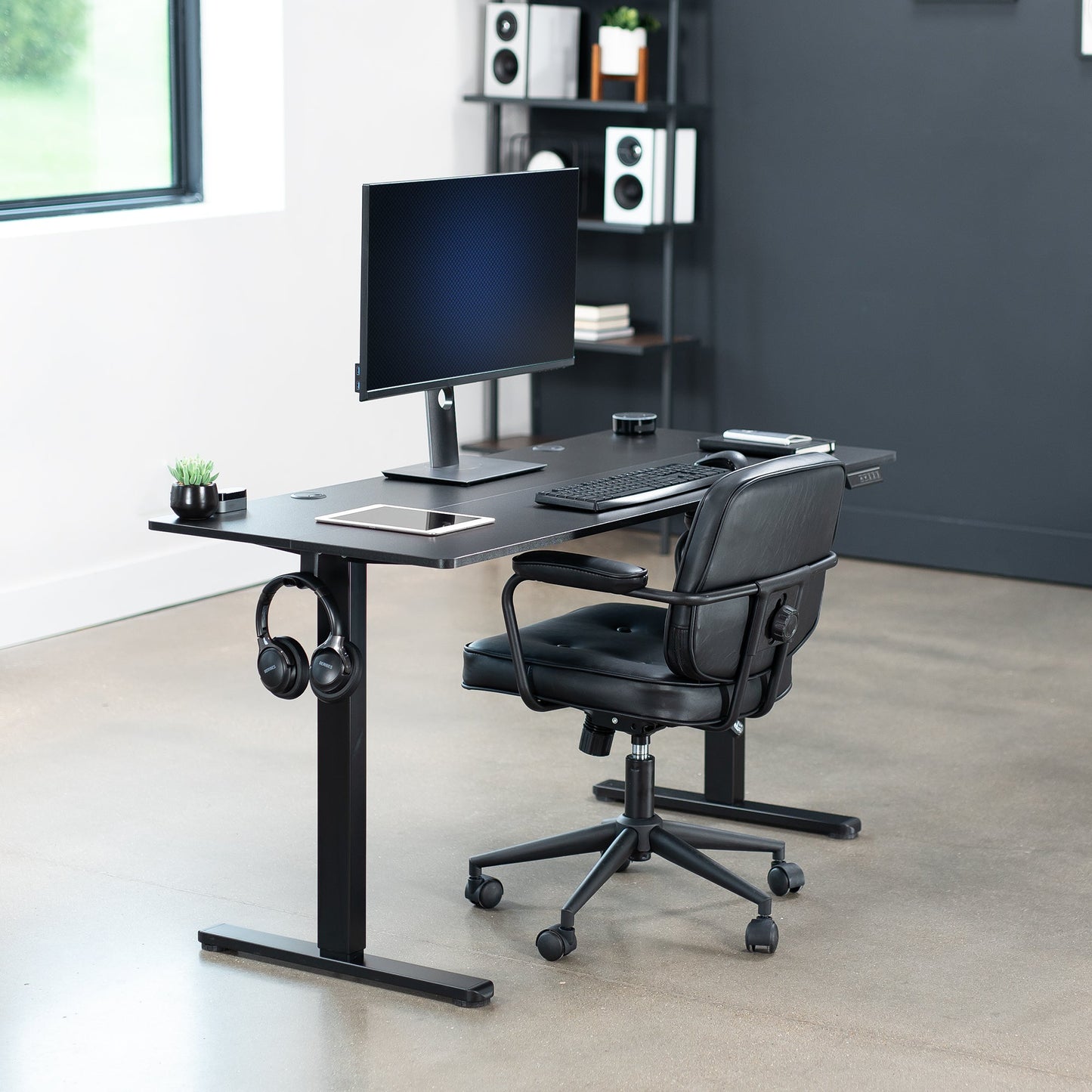 Premium 55" x 24" Adjustable Electric Standing Desk