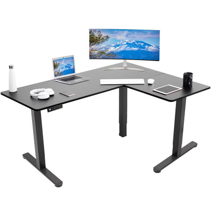 Elegant Corner Electric Standing Desk