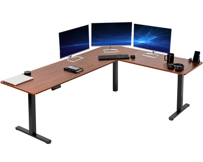 Elegant Corner Electric Standing Desk