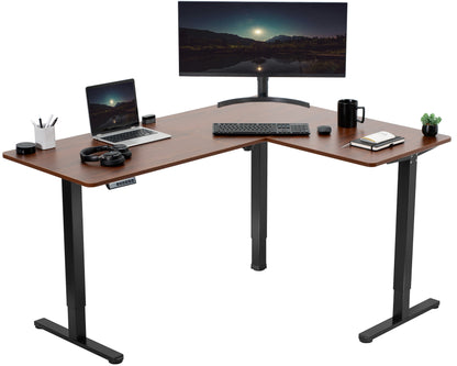 Elegant Corner Electric Standing Desk