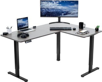 Elegant Corner Electric Standing Desk