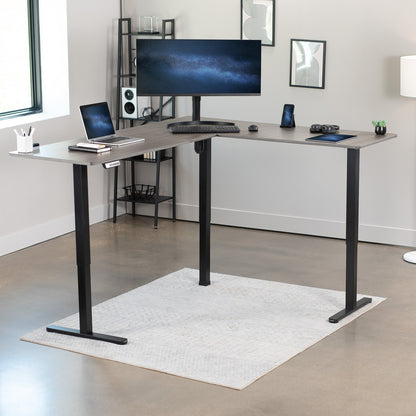 Elegant Corner Electric Standing Desk