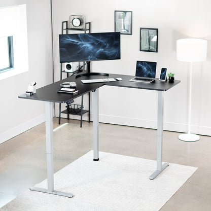 Elegant Corner Electric Standing Desk