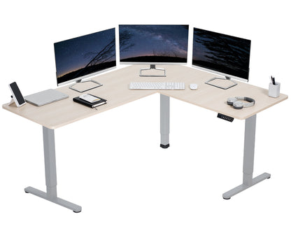 Elegant Corner Electric Standing Desk