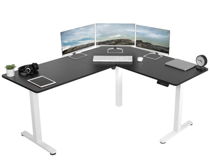 Elegant Corner Electric Standing Desk