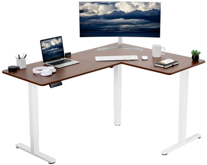 Elegant Corner Electric Standing Desk