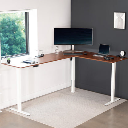 Elegant Corner Electric Standing Desk