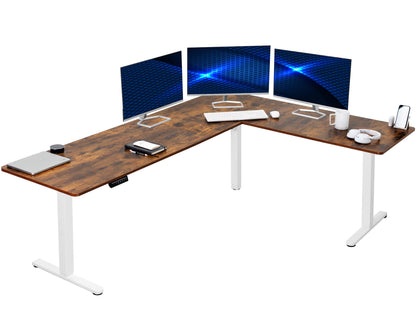 Elegant Corner Electric Standing Desk