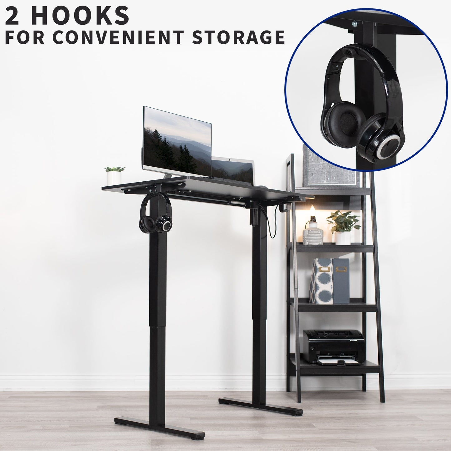 Versatile 40" x 24" Electric Adjustable Standing Desk