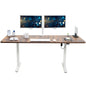 Spacious 71" x 30" Electric Height Adjustable Desk with User-Friendly 2 Button Controller