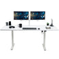 Spacious 71" x 30" Electric Height Adjustable Desk with User-Friendly 2 Button Controller