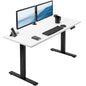 Sleek Electric Desk with Modern Square Corner Design