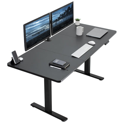 Elevate Your Workspace: 71" x 30" Adjustable Electric Desk with Memory Preset Features