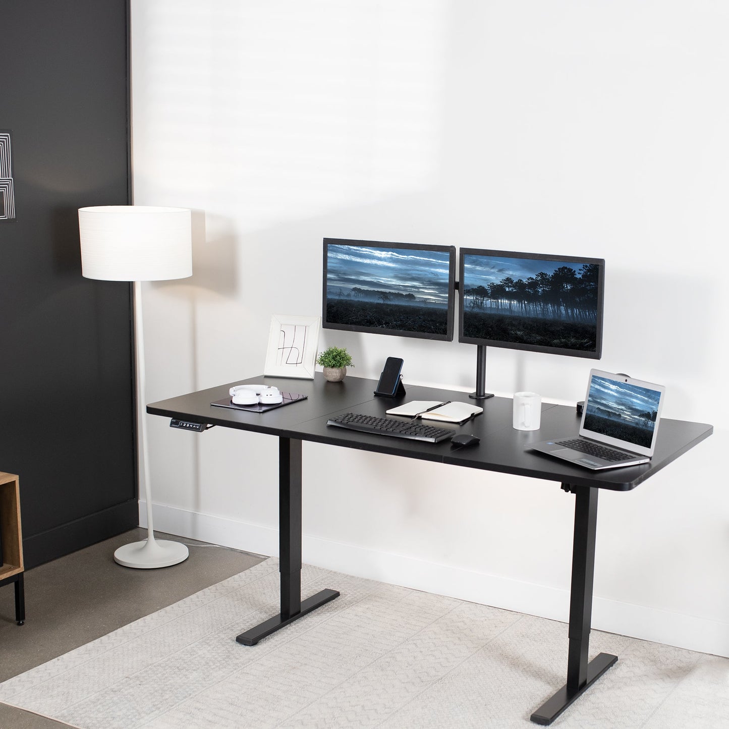 Elevate Your Workspace: 71" x 30" Adjustable Electric Desk with Memory Preset Features