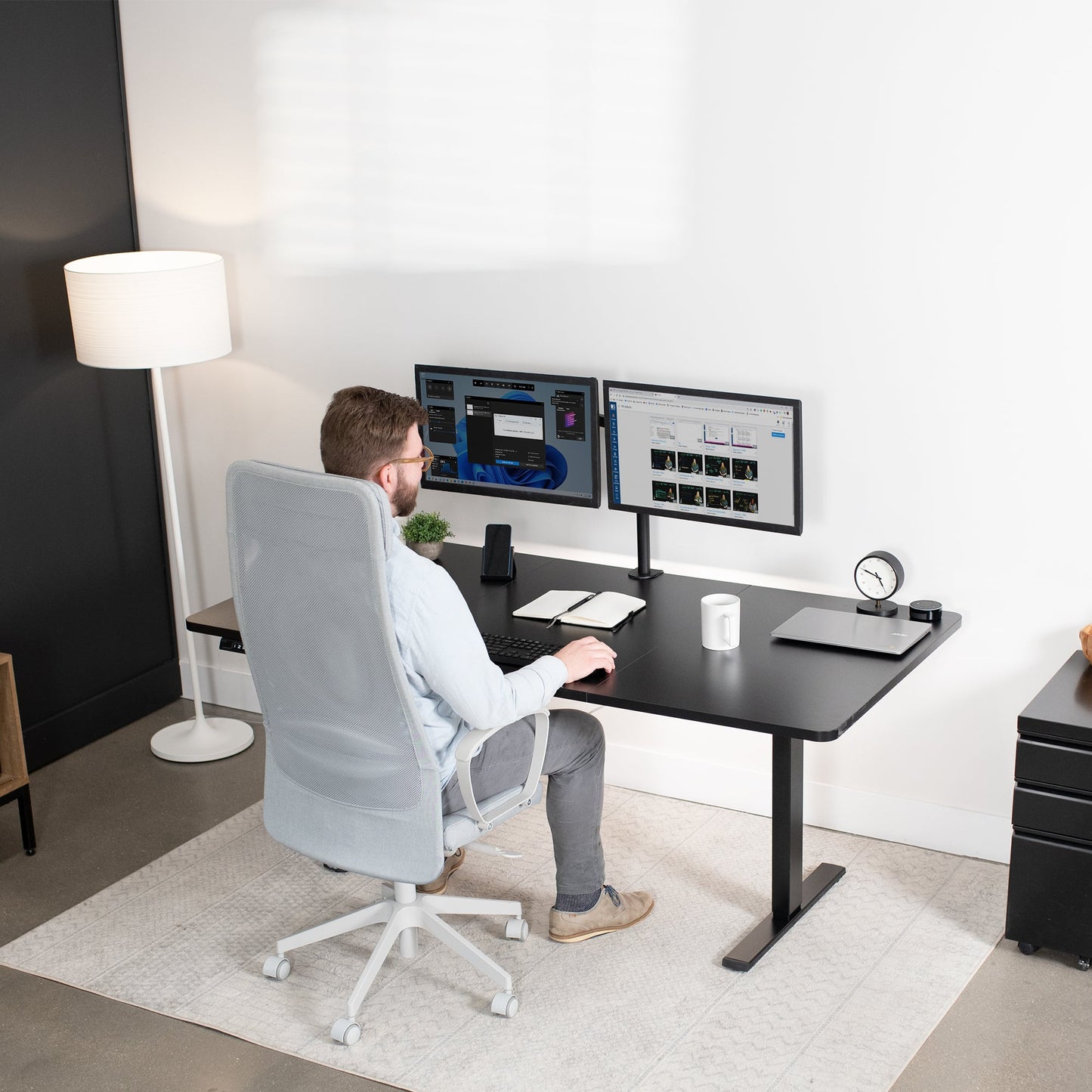 Elevate Your Workspace: 71" x 30" Adjustable Electric Desk with Memory Preset Features