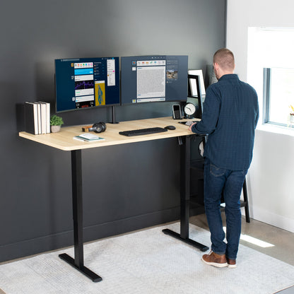 Elevate Your Workspace: 71" x 30" Adjustable Electric Desk with Memory Preset Features