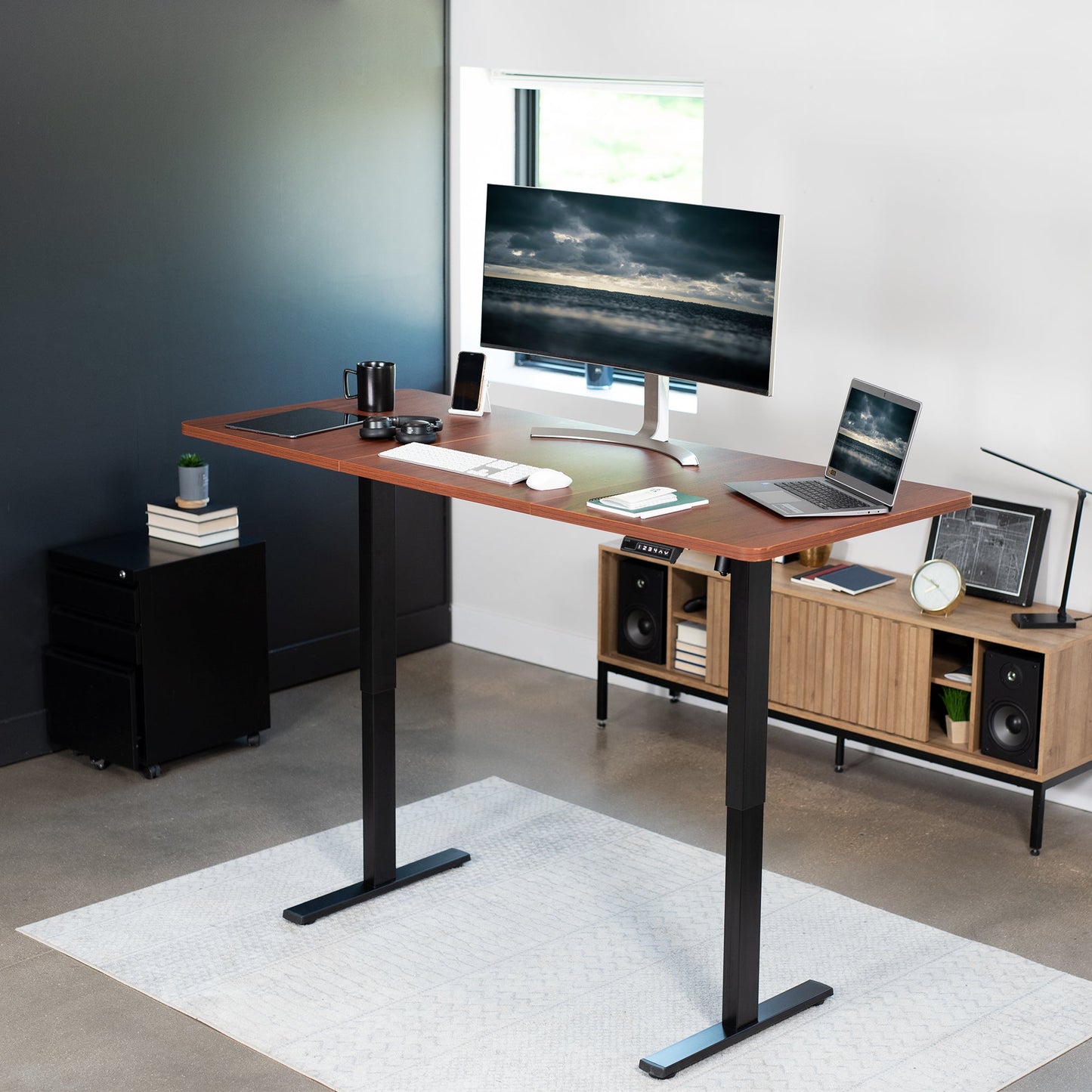 Elevate Your Workspace: 71" x 30" Adjustable Electric Desk with Memory Preset Features