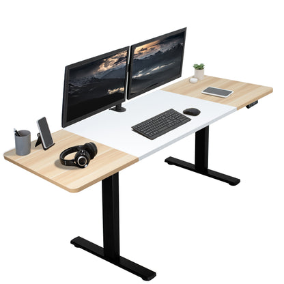 Elevate Your Workspace: 71" x 30" Adjustable Electric Desk with Memory Preset Features