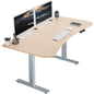 Spacious 63" x 32" Electric Height Adjustable Desk with Convenient Push Button Memory Control