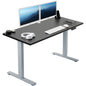 Sleek Electric Desk with Modern Square Corner Design