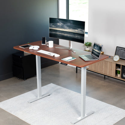 Elevate Your Workspace: 71" x 30" Adjustable Electric Desk with Memory Preset Features