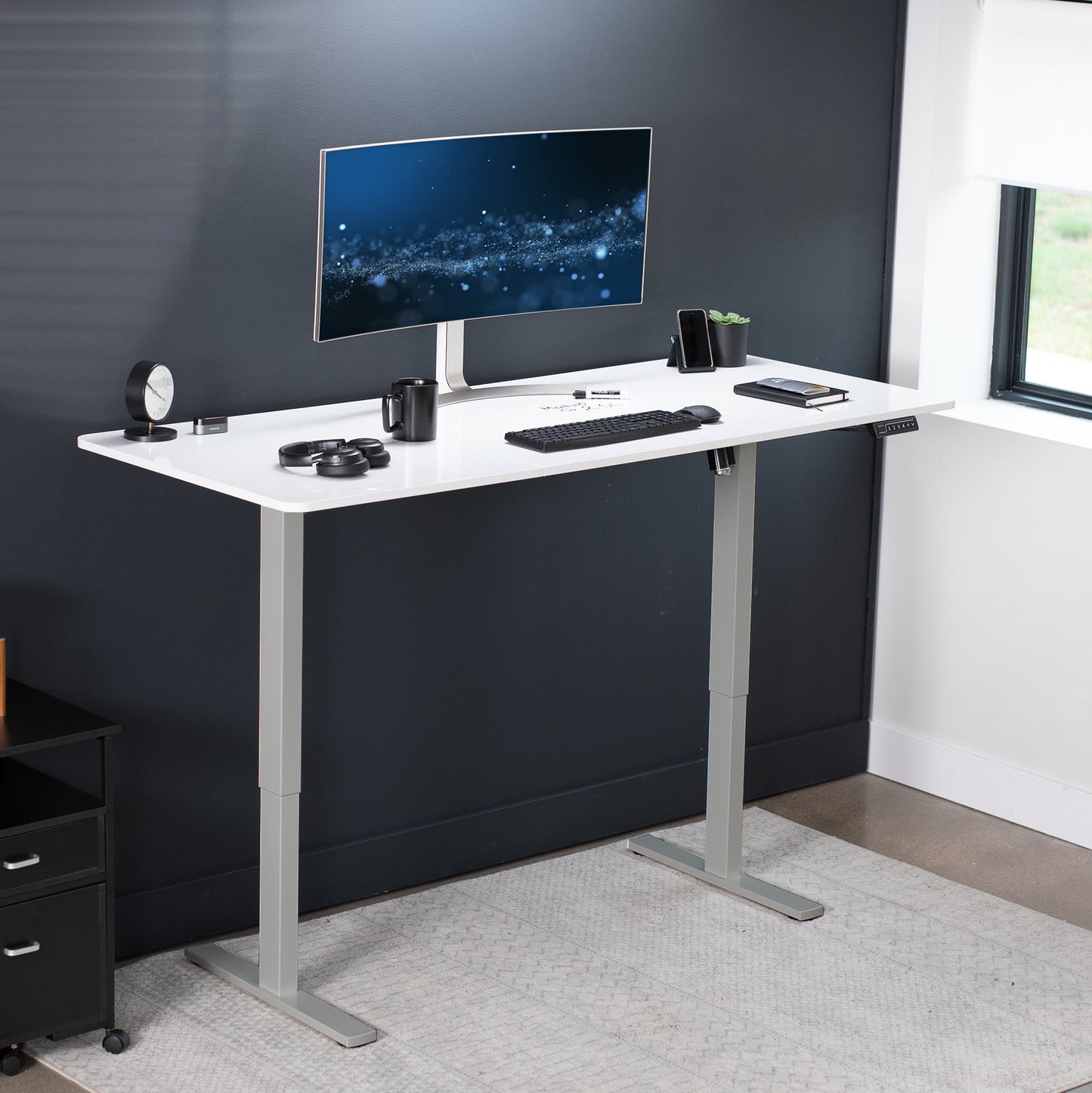 Elevate Your Workspace: 71" x 30" Adjustable Electric Desk with Memory Preset Features