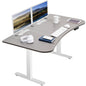 Spacious 63" x 32" Electric Height Adjustable Desk with Convenient Push Button Memory Control