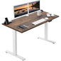 Sleek Electric Desk with Modern Square Corner Design