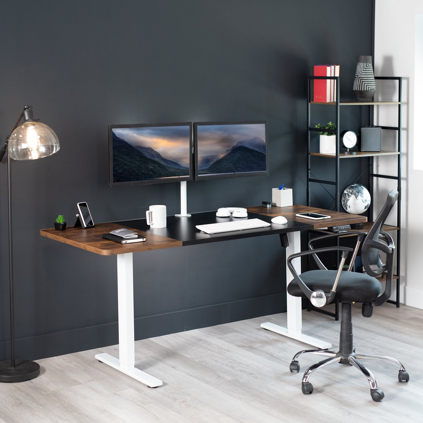 Elevate Your Workspace: 71" x 30" Adjustable Electric Desk with Memory Preset Features