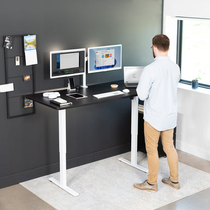 Elevate Your Workspace: 71" x 30" Adjustable Electric Desk with Memory Preset Features