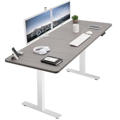 Elevate Your Workspace: 71" x 30" Adjustable Electric Desk with Memory Preset Features