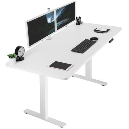 Elevate Your Workspace: 71" x 30" Adjustable Electric Desk with Memory Preset Features