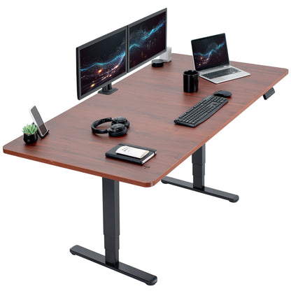 Spacious 71" x 36" Electric Standing Desk with One-Touch Memory Control