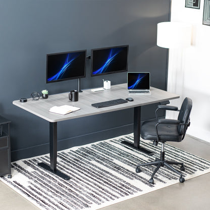 Spacious 71" x 36" Electric Standing Desk with One-Touch Memory Control