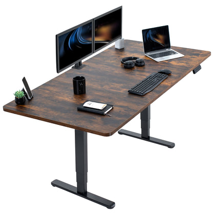 Spacious 71" x 36" Electric Standing Desk with One-Touch Memory Control