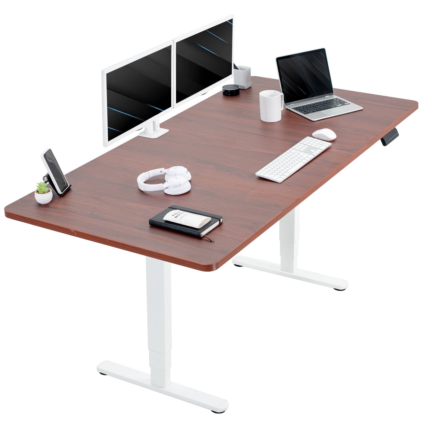 Spacious 71" x 36" Electric Standing Desk with One-Touch Memory Control