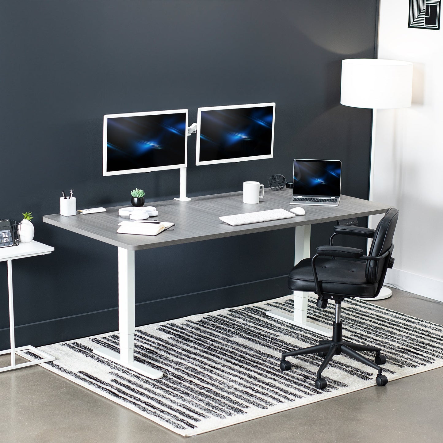 Spacious 71" x 36" Electric Standing Desk with One-Touch Memory Control