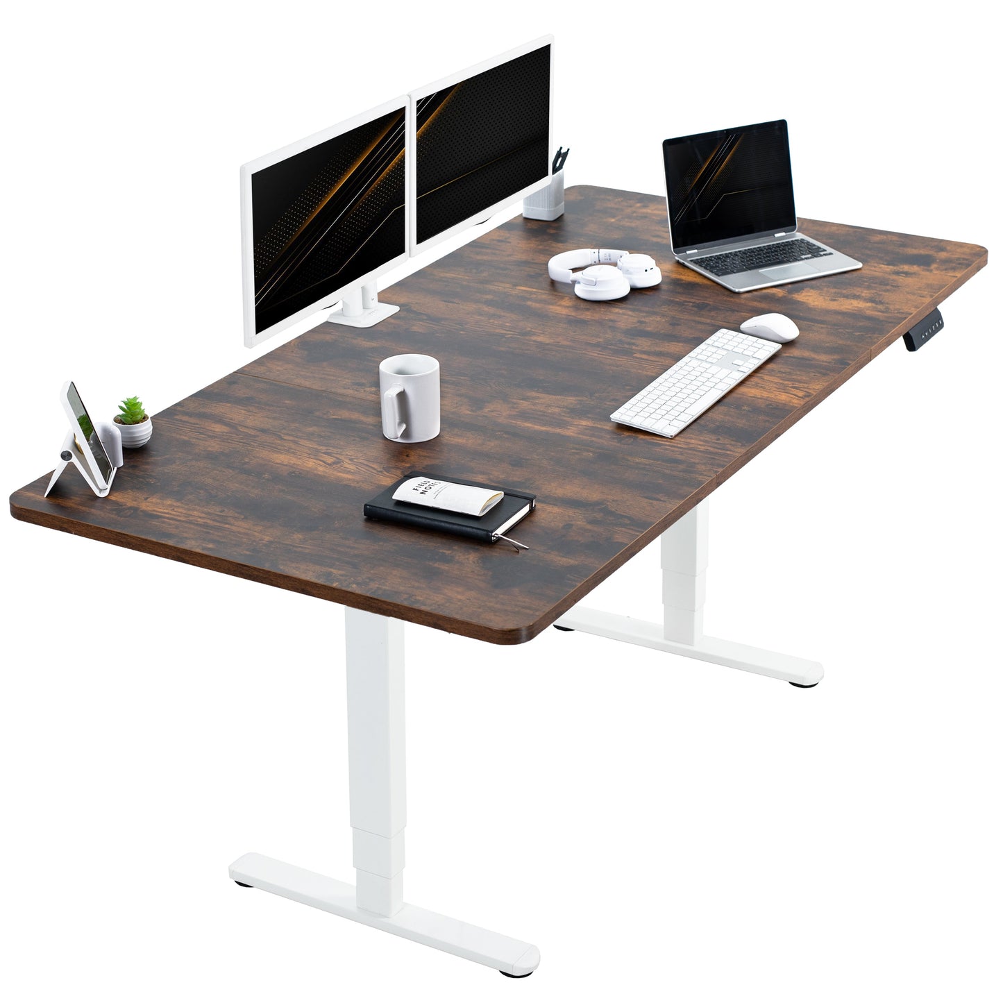 Spacious 71" x 36" Electric Standing Desk with One-Touch Memory Control