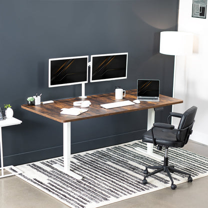 Spacious 71" x 36" Electric Standing Desk with One-Touch Memory Control