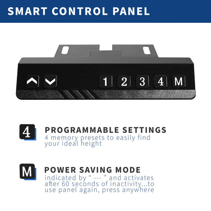 Sleek 67" x 60" Corner Electric Desk with Innovative Memory Controller