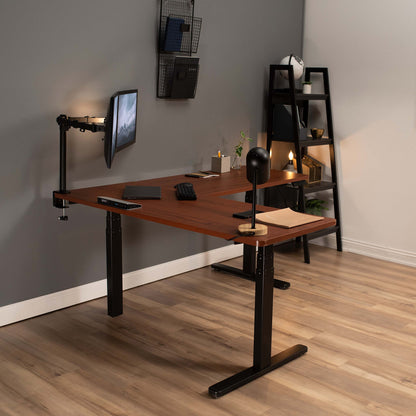 Sleek 67" x 60" Corner Electric Desk with Innovative Memory Controller