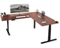 Sleek 77" x 71" Corner Electric Desk with User-Friendly Push Button Memory Control