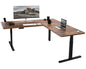 Sleek 77" x 71" Corner Electric Desk with User-Friendly Push Button Memory Control