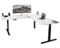 Sleek 77" x 71" Corner Electric Desk with User-Friendly Push Button Memory Control