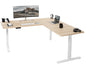 Sleek 77" x 71" Corner Electric Desk with User-Friendly Push Button Memory Control